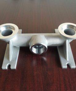 V237FBSP Suction Manifold BSP Footed Aluminum Fit Versamatic Pumps