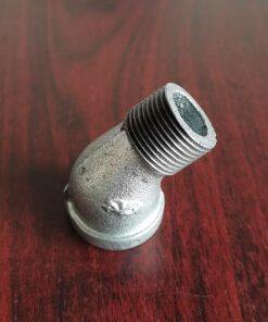 08-3250-08 Muffler Connector .75 45 Degree Fit Wilden Pumps